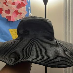 Black Floppy Hat